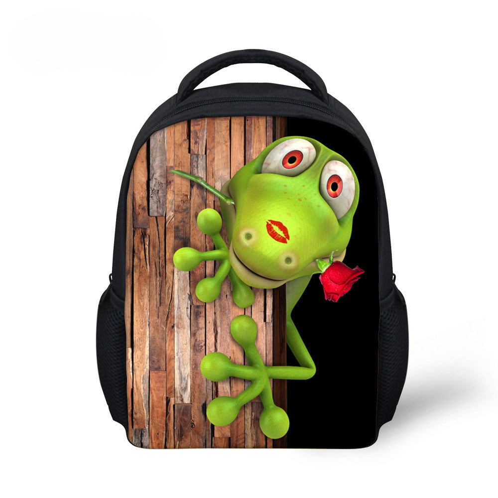 Wholesale Dinosaur Frog Polyester Backpack